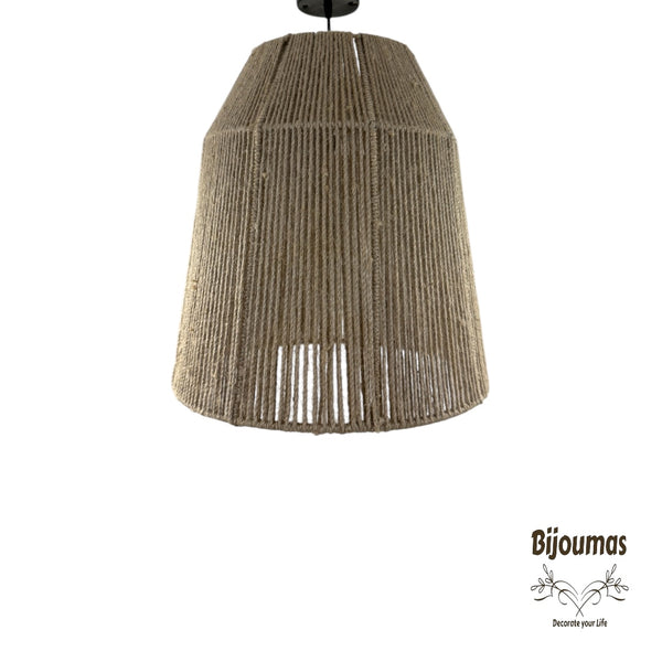 Evelyn- Boho Jute Chandelier
