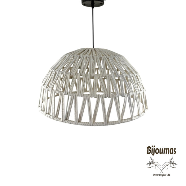 Daisy- Boho Jute Chandelier