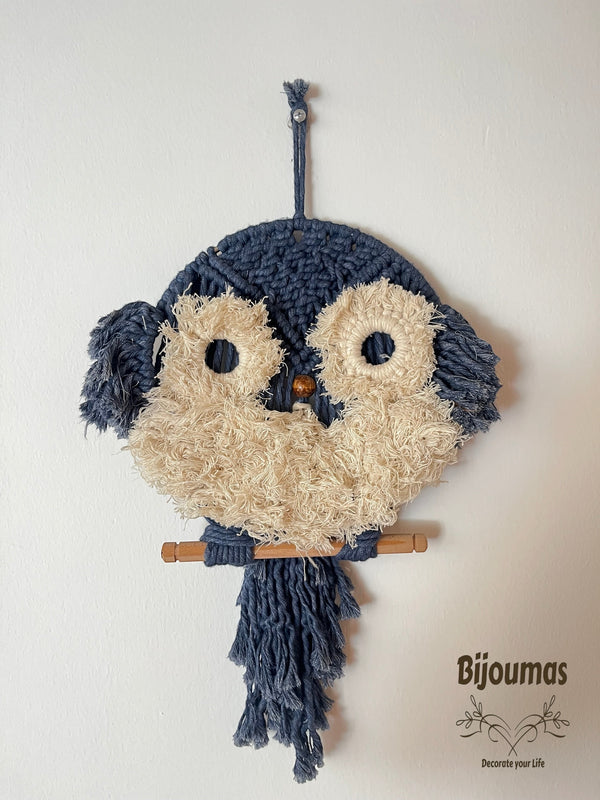 Laura- Handmade Owl Boho Macrame