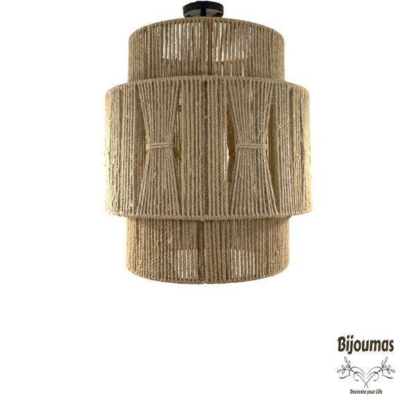 Helen- Boho Jute Chandelier