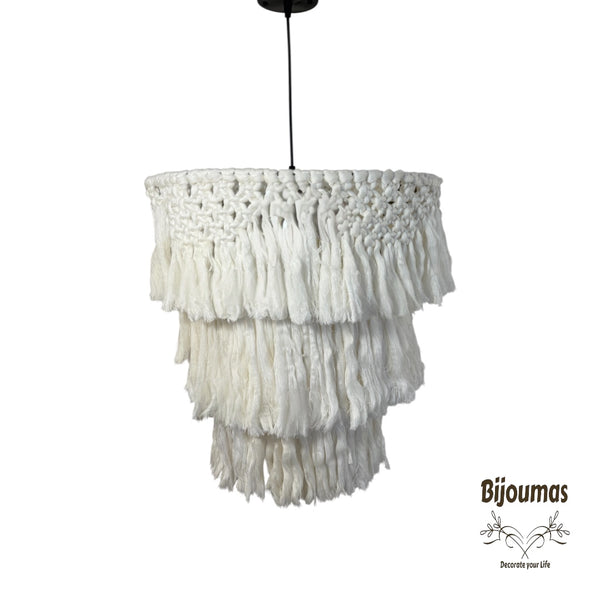 Aria- Boho Macrame Chandelier