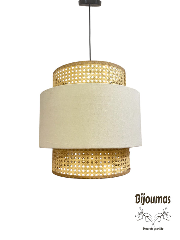 Nona- Boho Rattan Chandelier