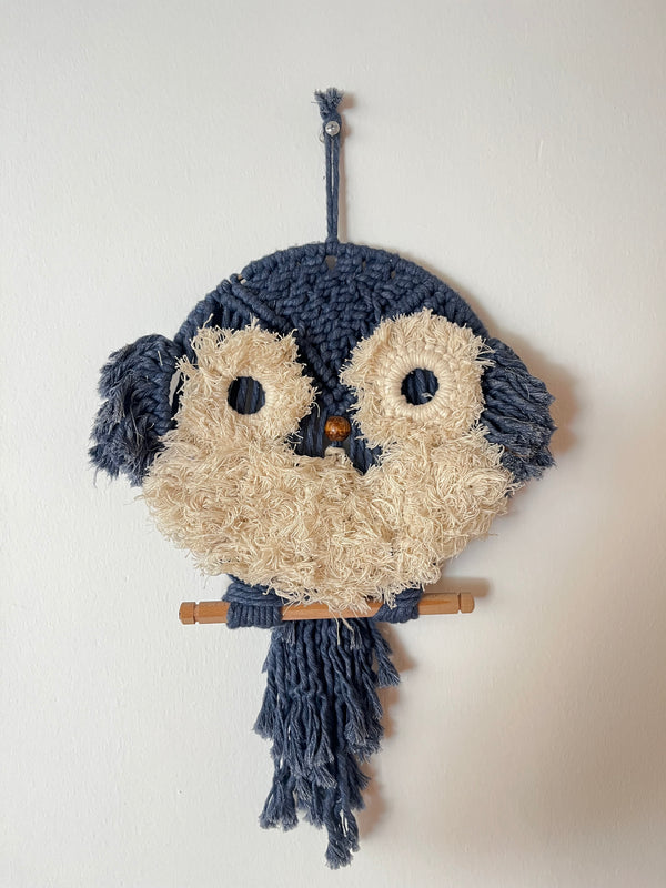 Laura- Handmade Owl Boho Macrame