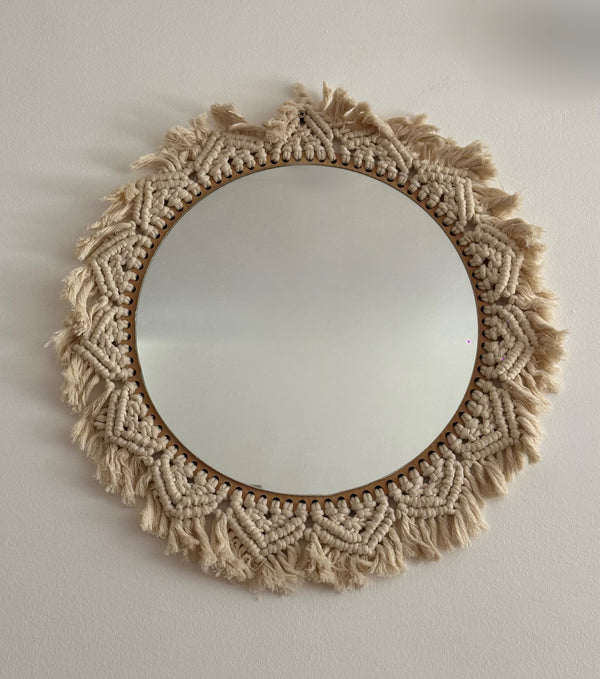 Lana- Handmade Boho Wall Macrame Mirror