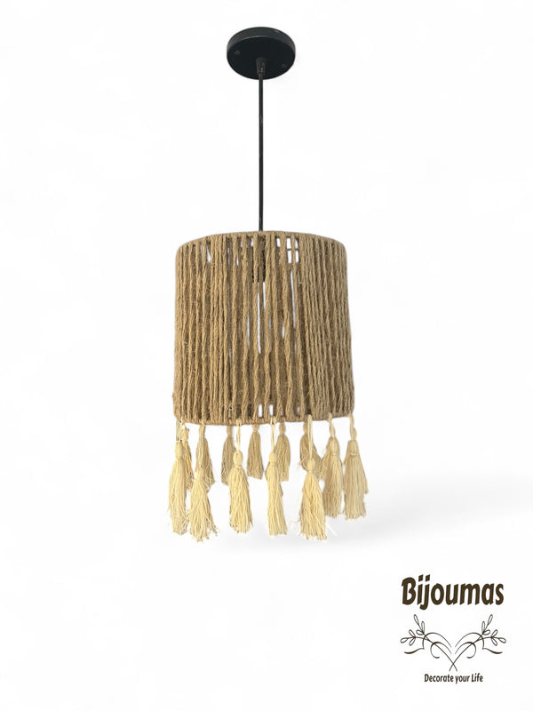 Lily- Boho Jute Chandelier