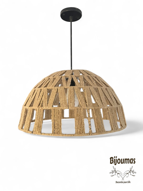 Sofia- Boho Jute Chandelier