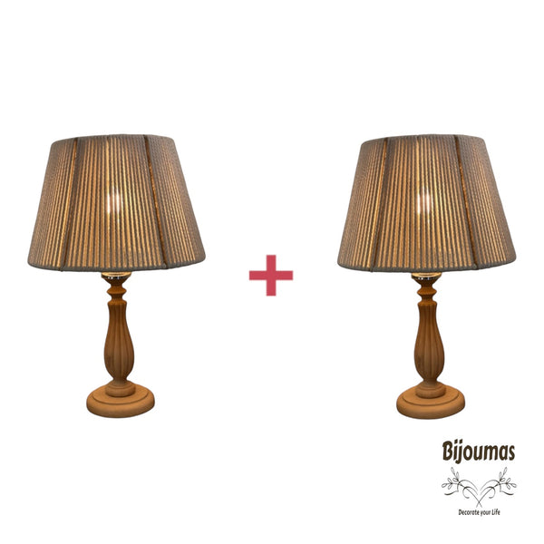 Bundle of two Rawan Boho Table Lamp