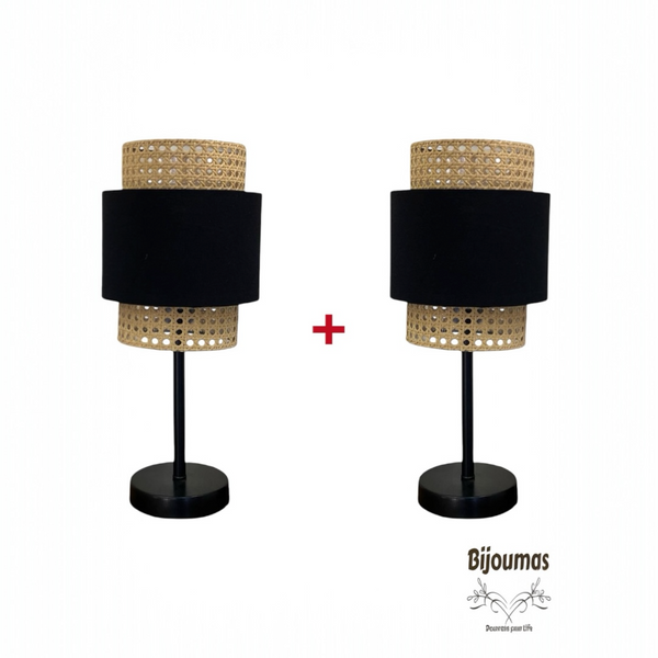 Bundle of Two Lulu Boho Table Lamp